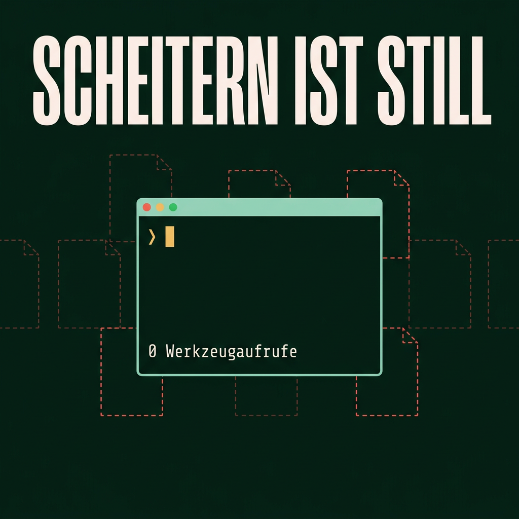 Ein fast leeres Terminalfenster mit null Werkzeugaufrufen.